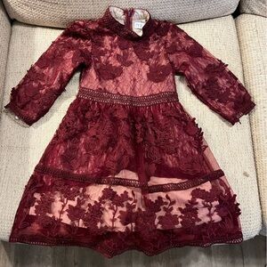 Ivy City Co. red dress 3T